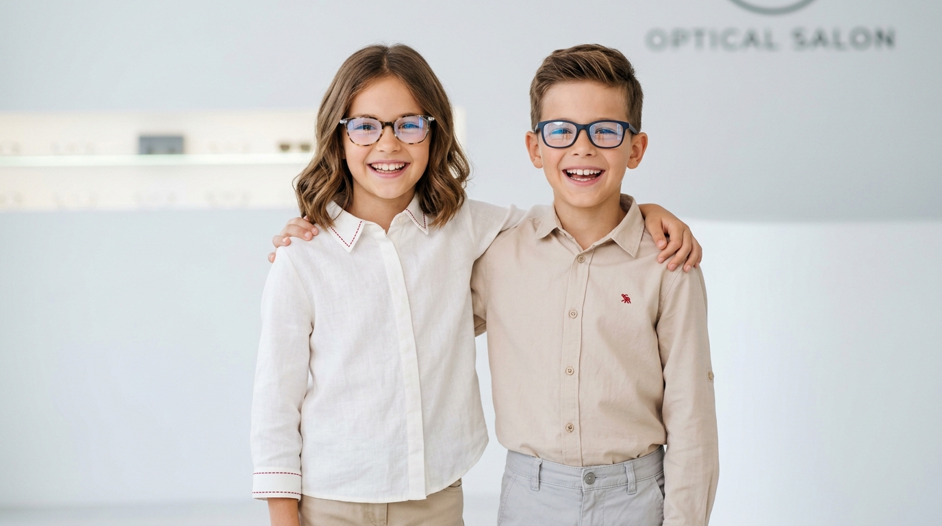 Детские очки с линзами Essilor Stellest в Вид Оптика Уральск